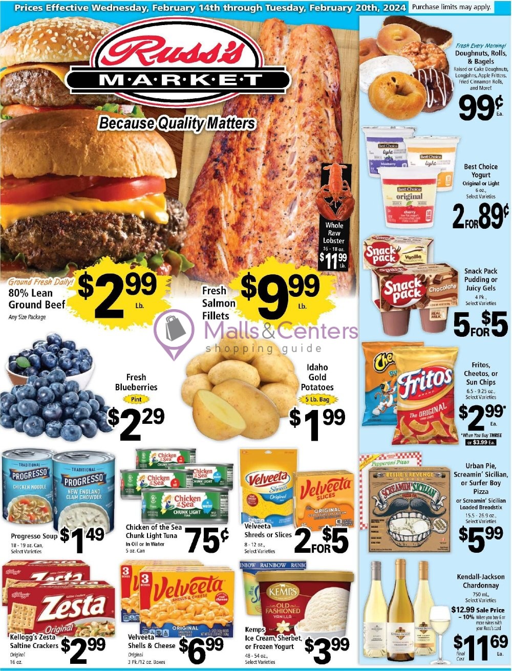 Russ's Market Weekly Ad, from Wed, 2/14/2024 - sales & flyers specials ...