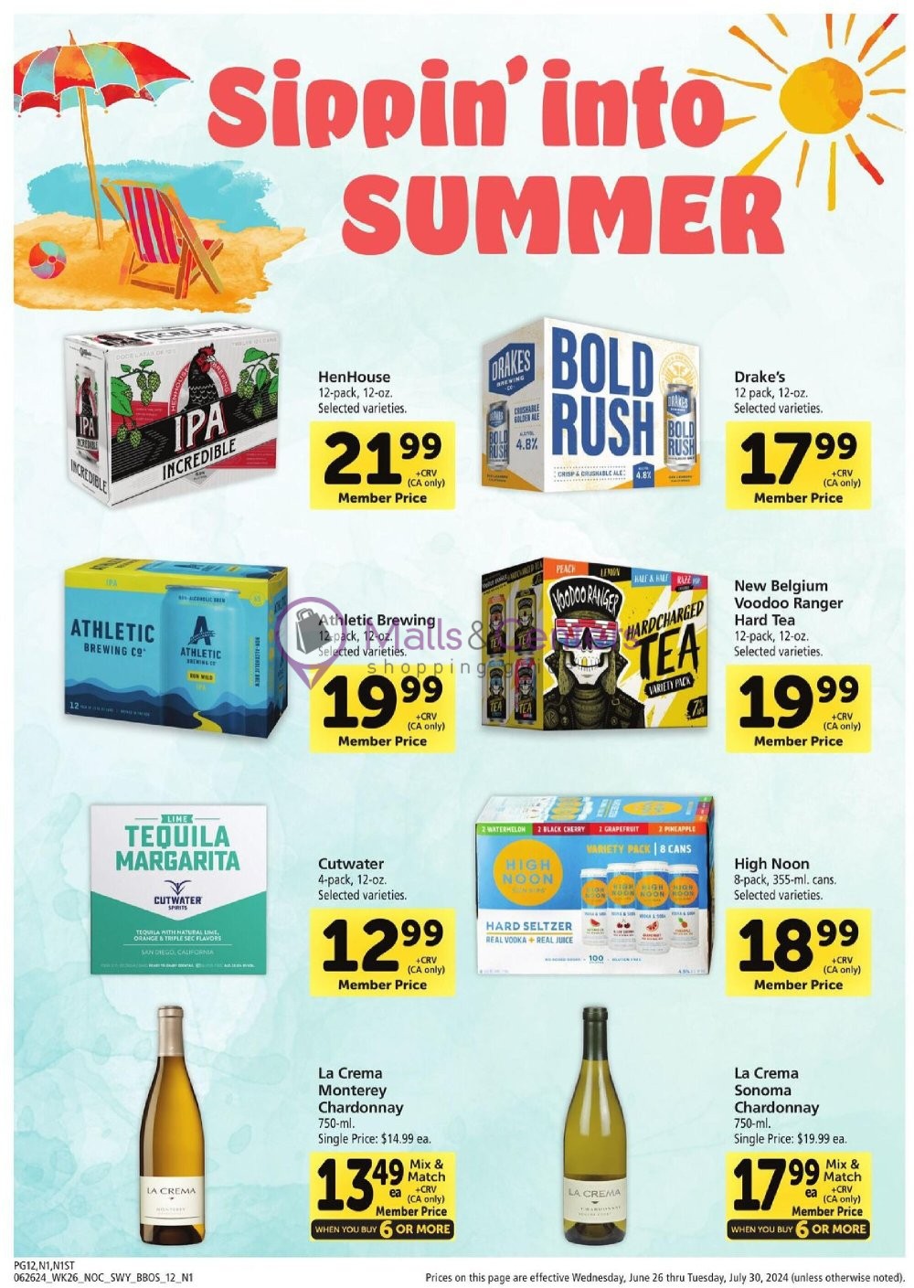 Weekly ad for Safeway valid: 06/26/2024 - 07/30/2024, page 12