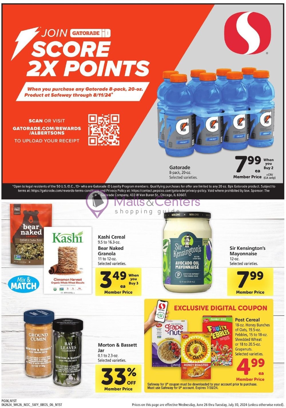 Weekly ad for Safeway valid: 06/26/2024 - 07/30/2024, page 6