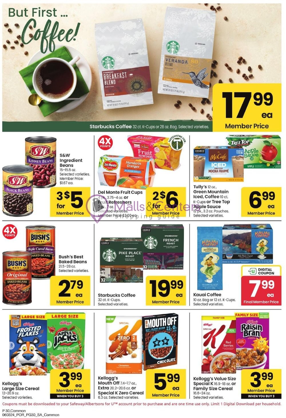 Weekly ad for Safeway valid: 06/03/2024 - 07/07/2024, page 30