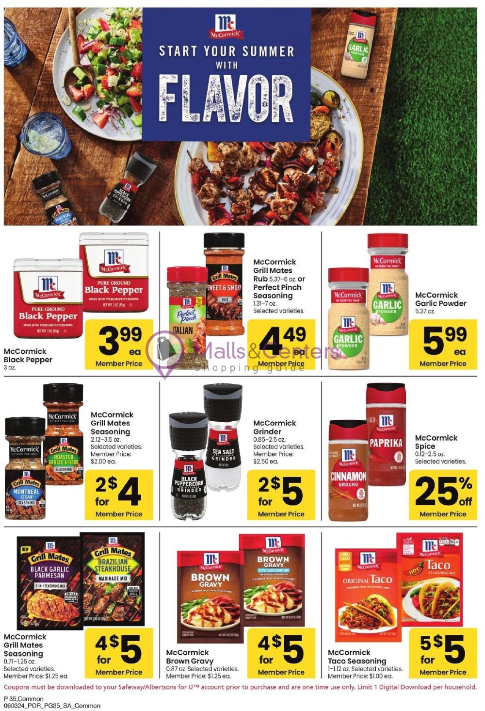 Weekly ad for Safeway valid: 06/03/2024 - 07/07/2024, page 35