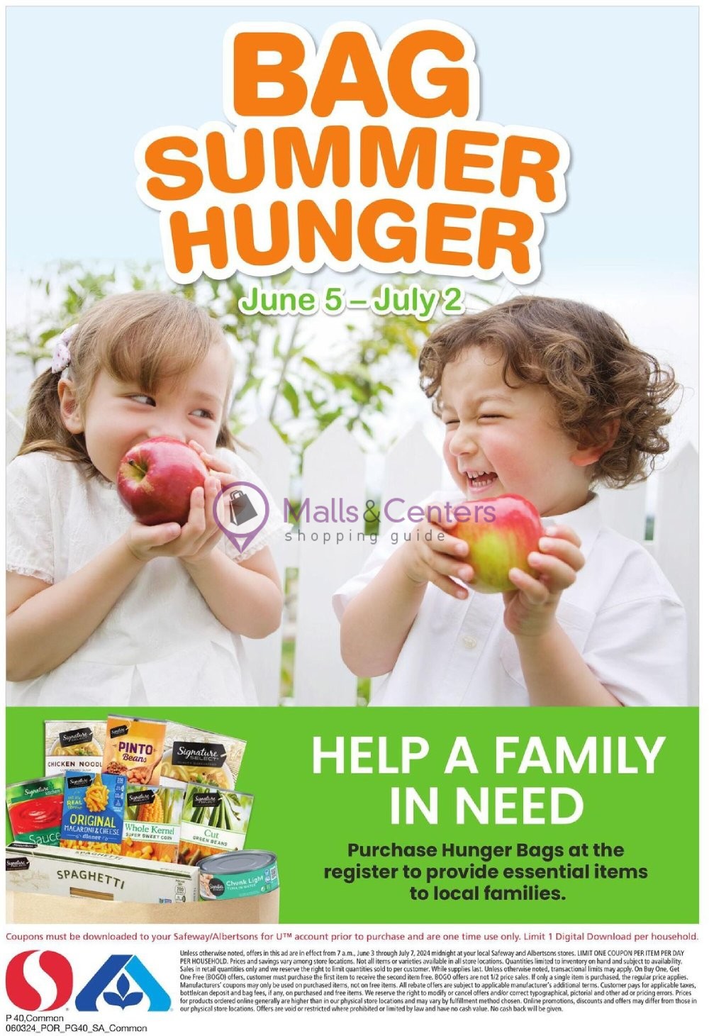 Weekly ad for Safeway valid: 06/03/2024 - 07/07/2024, page 40