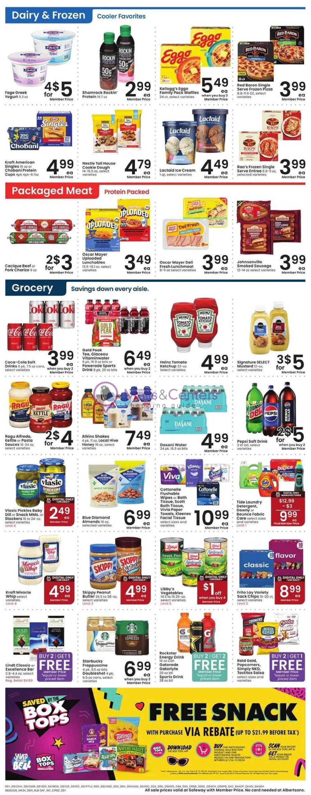 Weekly ad for Safeway valid: 08/26/2026 - 09/01/2026, page 3