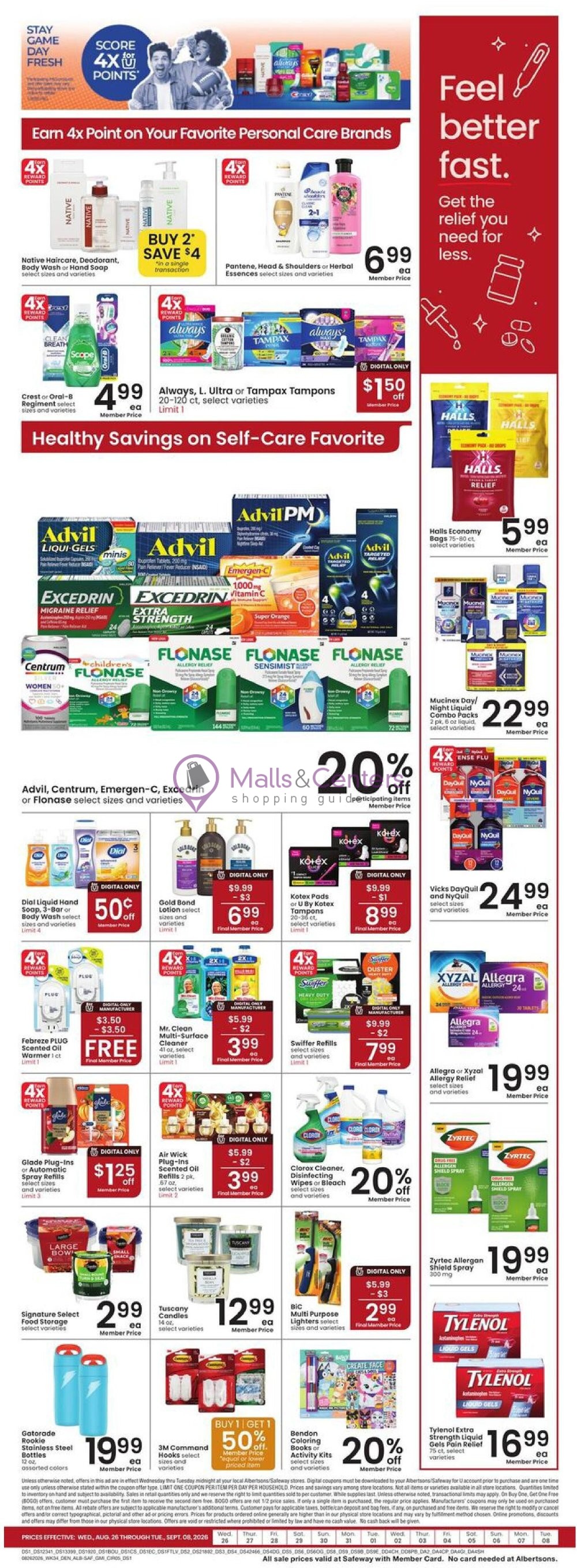 Weekly ad for Safeway valid: 08/26/2026 - 09/01/2026, page 6