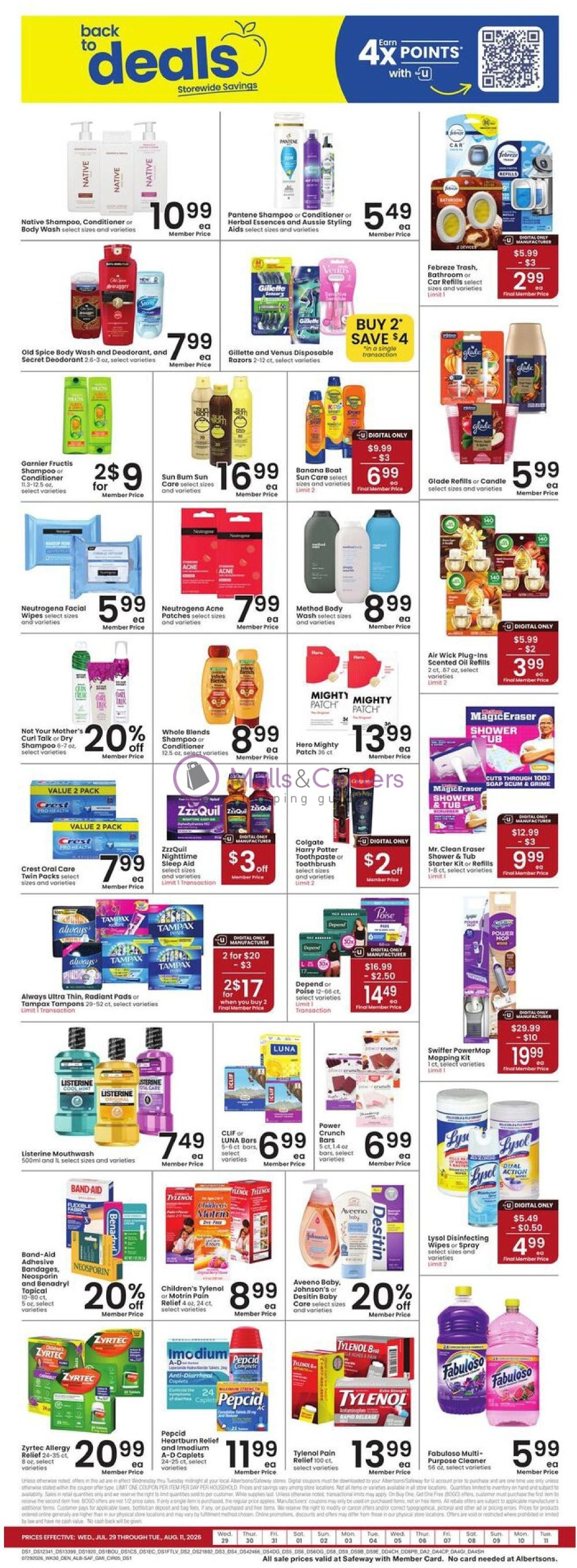 Weekly ad for Safeway valid: 08/05/2026 - 08/11/2026, page 6