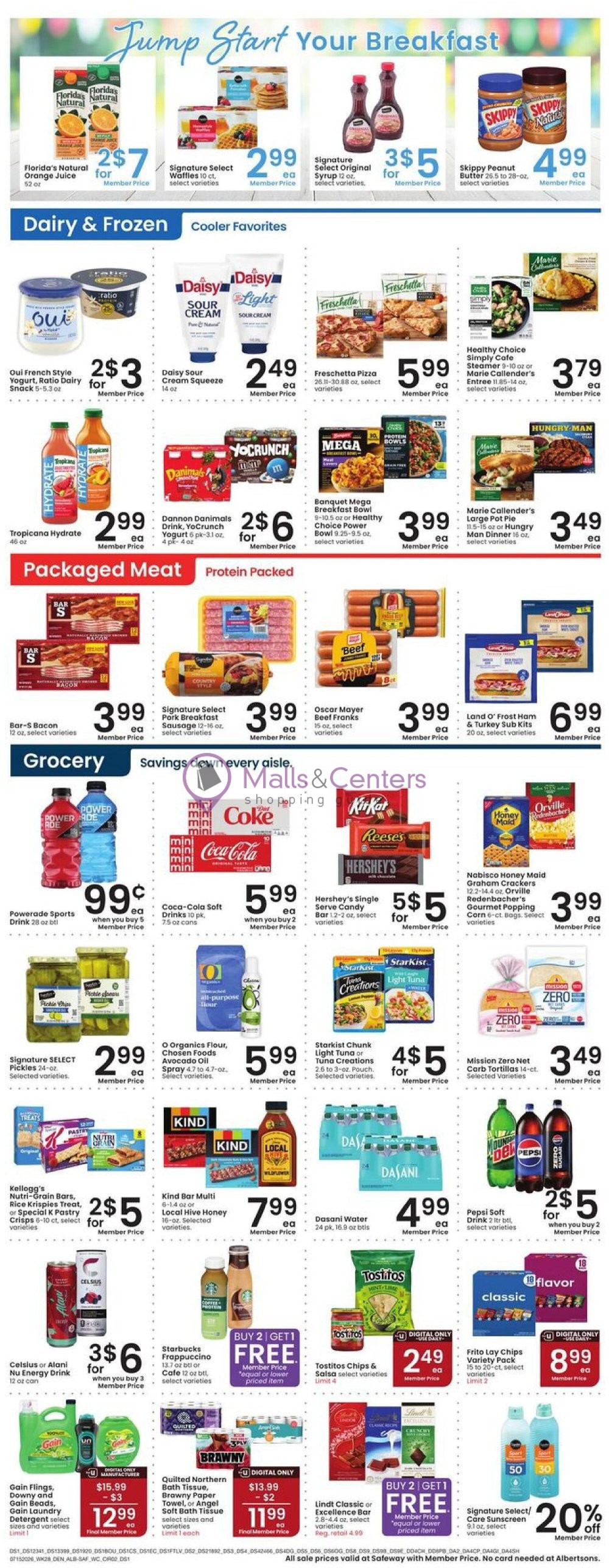 Weekly ad for Safeway valid: 07/15/2026 - 07/21/2026, page 3