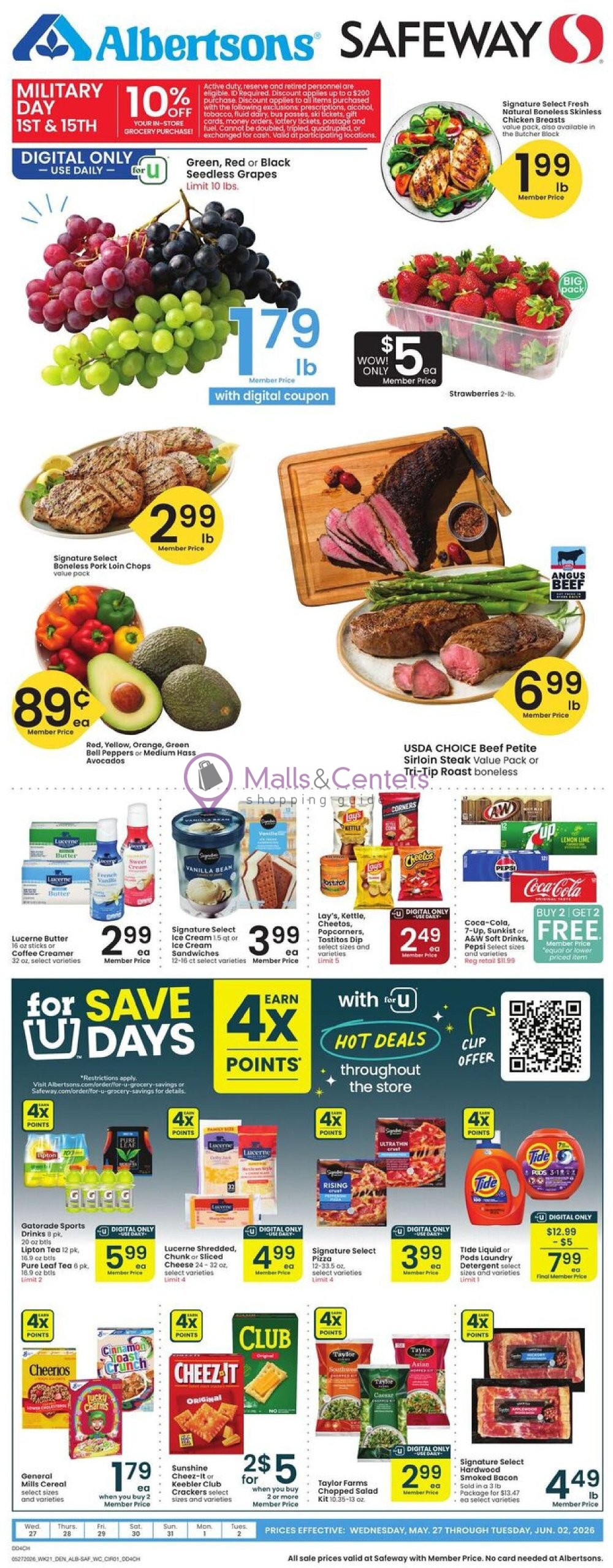 Weekly ad for Safeway valid: 05/27/2026 - 06/02/2026, page 1