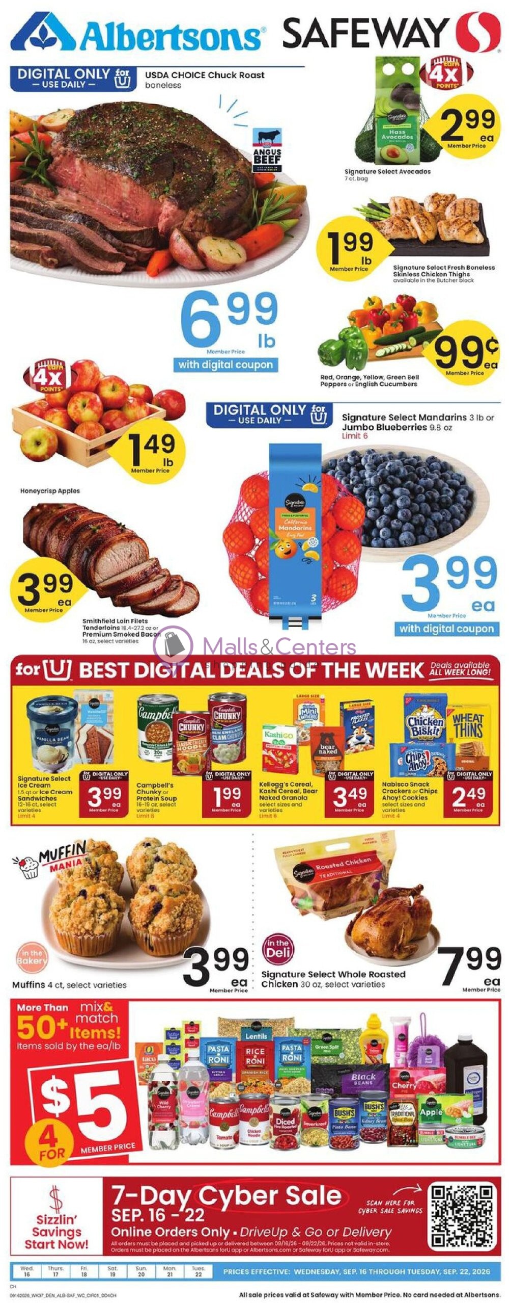 Weekly ad for Safeway valid: 09/16/2026 - 09/22/2026, page 1
