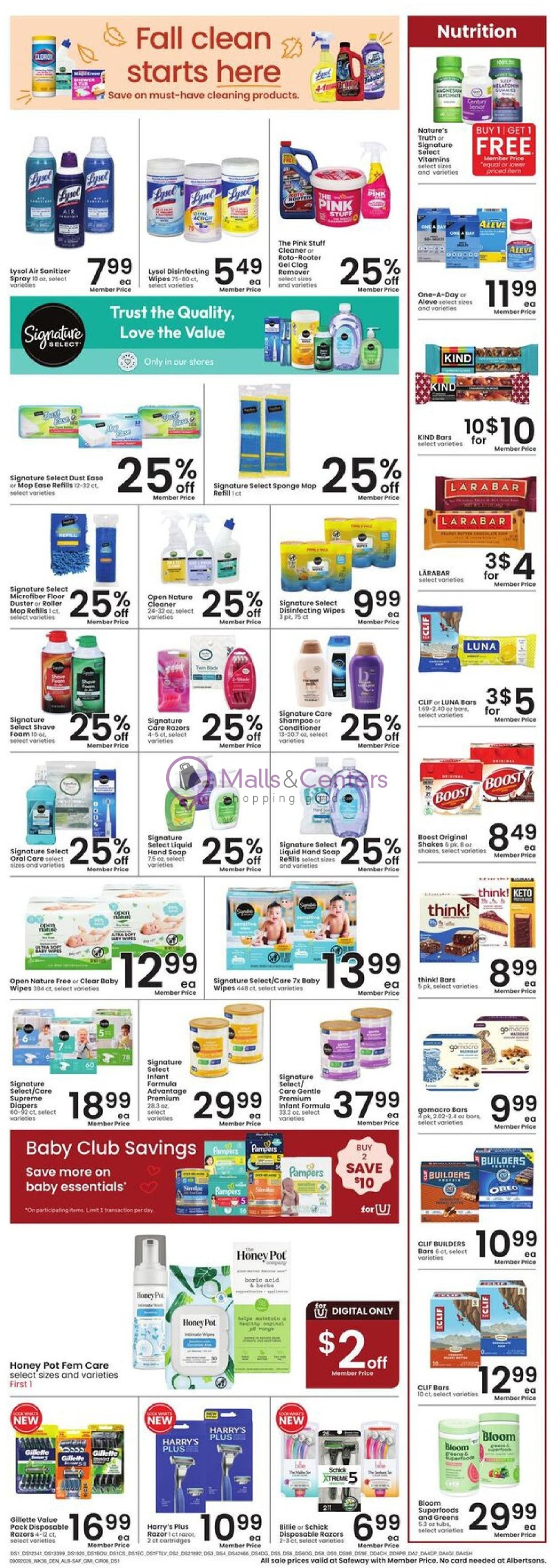 Weekly ad for Safeway valid: 09/09/2026 - 09/15/2026, page 7