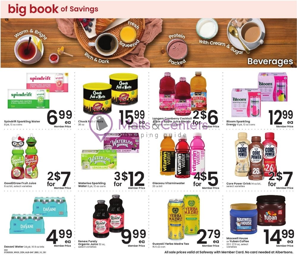 Weekly ad for Safeway valid: 07/28/2026 - 08/24/2026, page 10