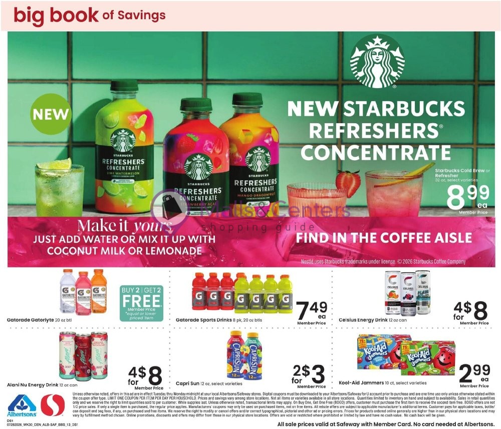 Weekly ad for Safeway valid: 07/28/2026 - 08/24/2026, page 13