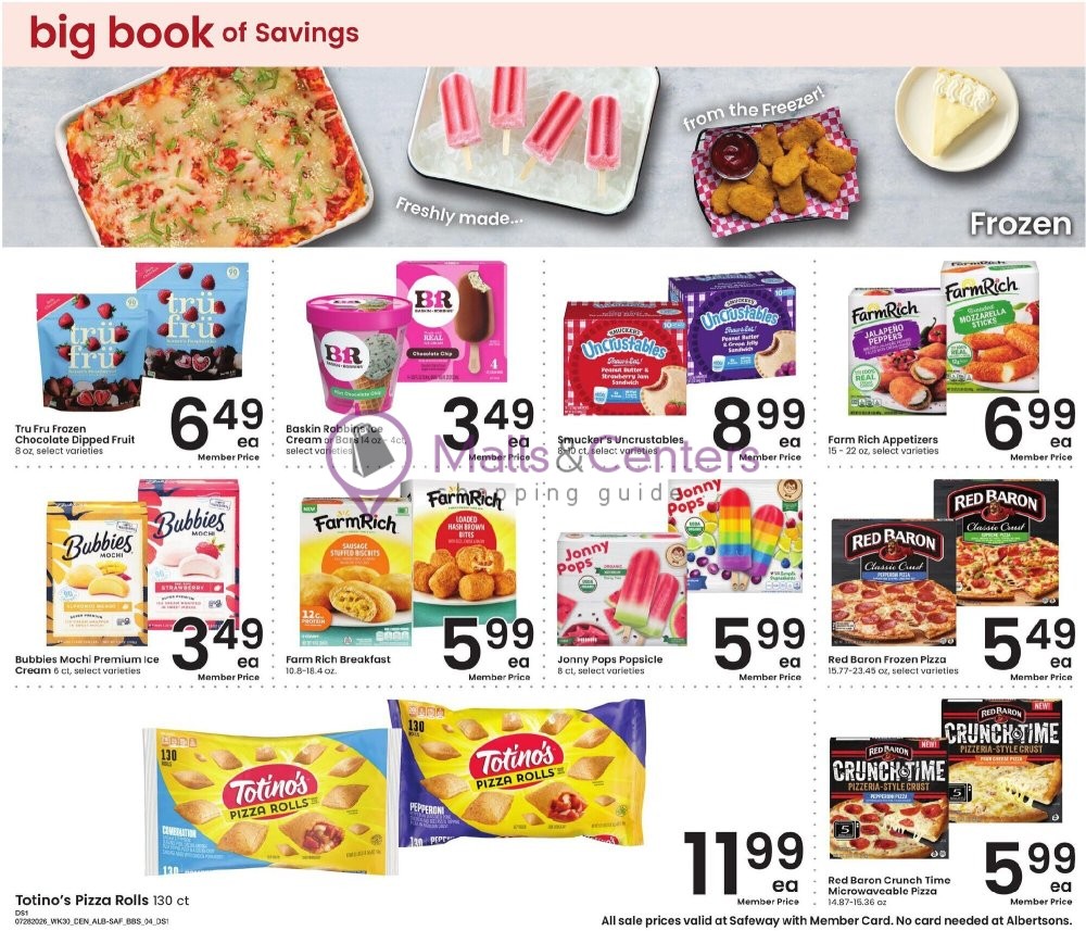Weekly ad for Safeway valid: 07/28/2026 - 08/24/2026, page 4
