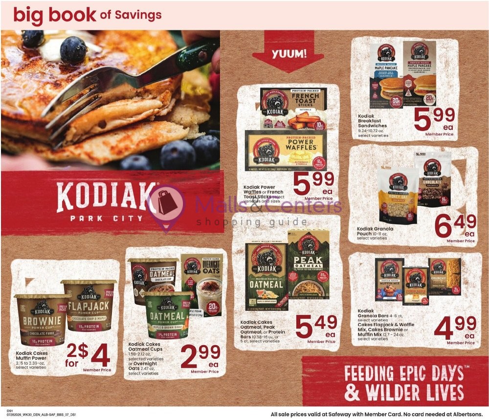Weekly ad for Safeway valid: 07/28/2026 - 08/24/2026, page 7