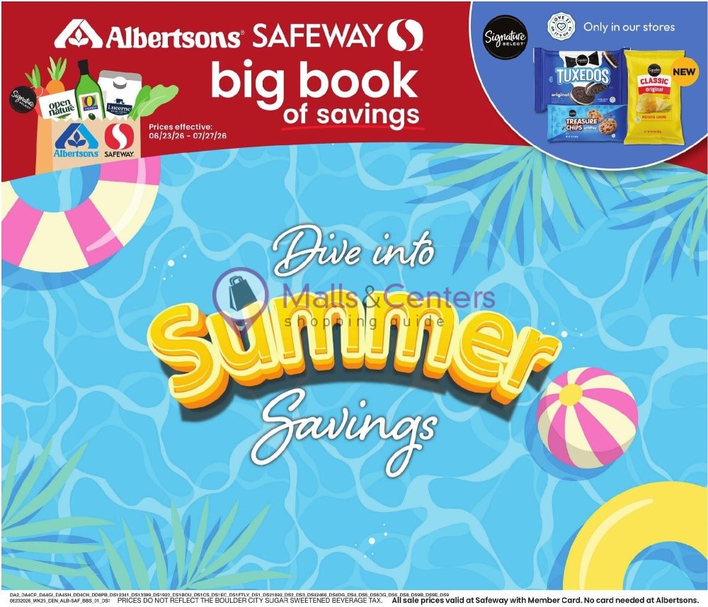 Weekly ad for Safeway valid: 06/23/2026 - 07/27/2026, page 1