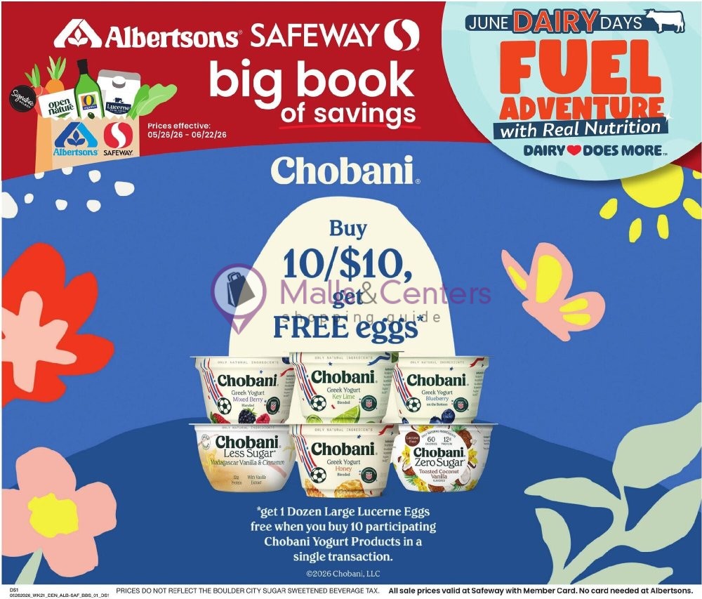 Weekly ad for Safeway valid: 05/26/2026 - 06/22/2026, page 1