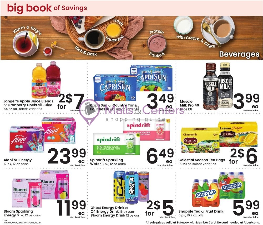 Weekly ad for Safeway valid: 05/26/2026 - 06/22/2026, page 13