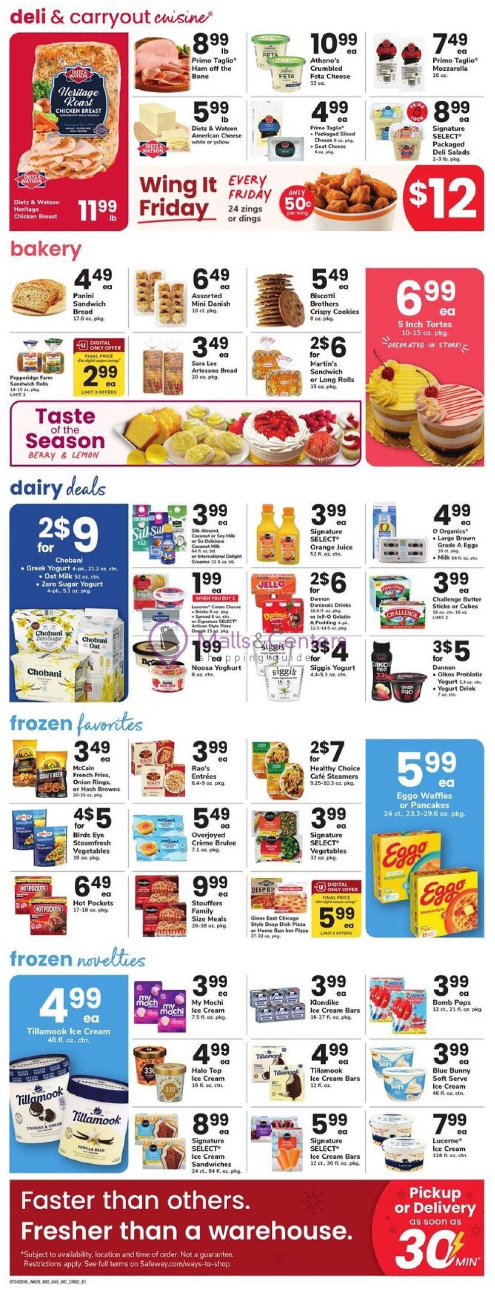 Weekly ad for Safeway valid: 07/24/2026 - 07/30/2026, page 2