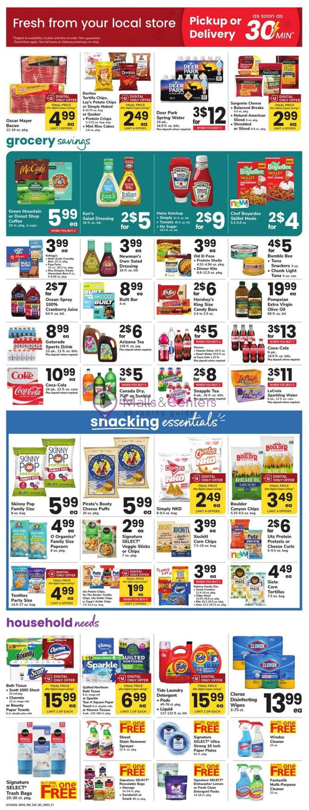 Weekly ad for Safeway valid: 07/24/2026 - 07/30/2026, page 3