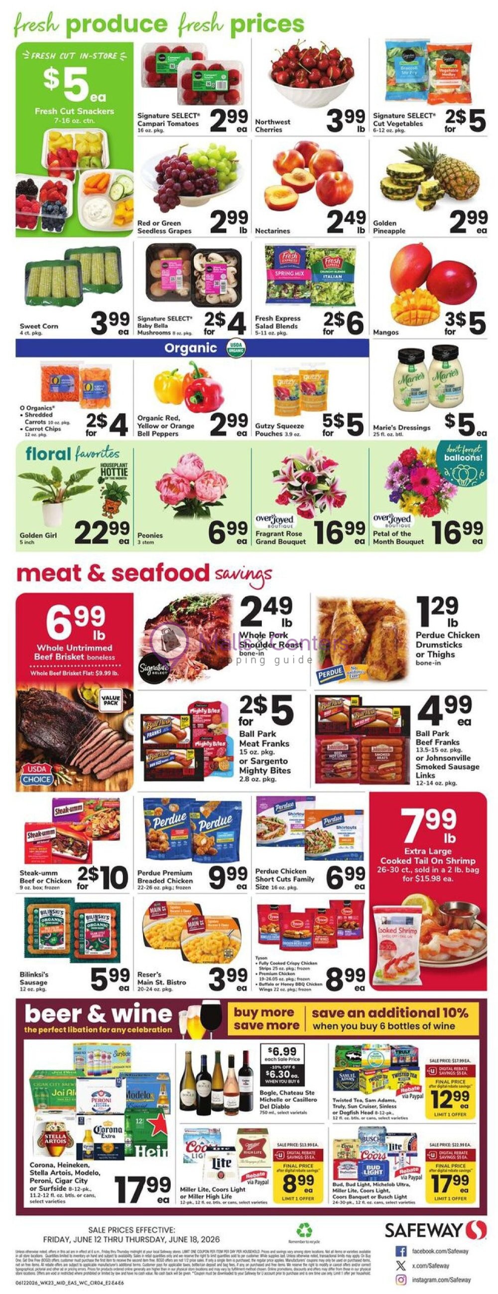 Weekly ad for Safeway valid: 06/12/2026 - 06/18/2026, page 4