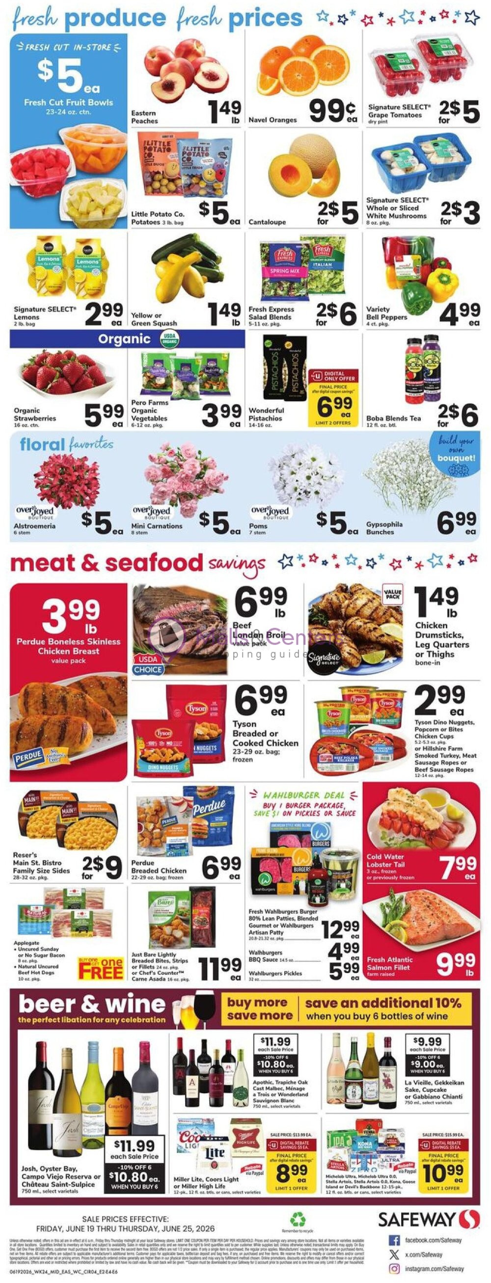 Weekly ad for Safeway valid: 06/19/2026 - 06/25/2026, page 4