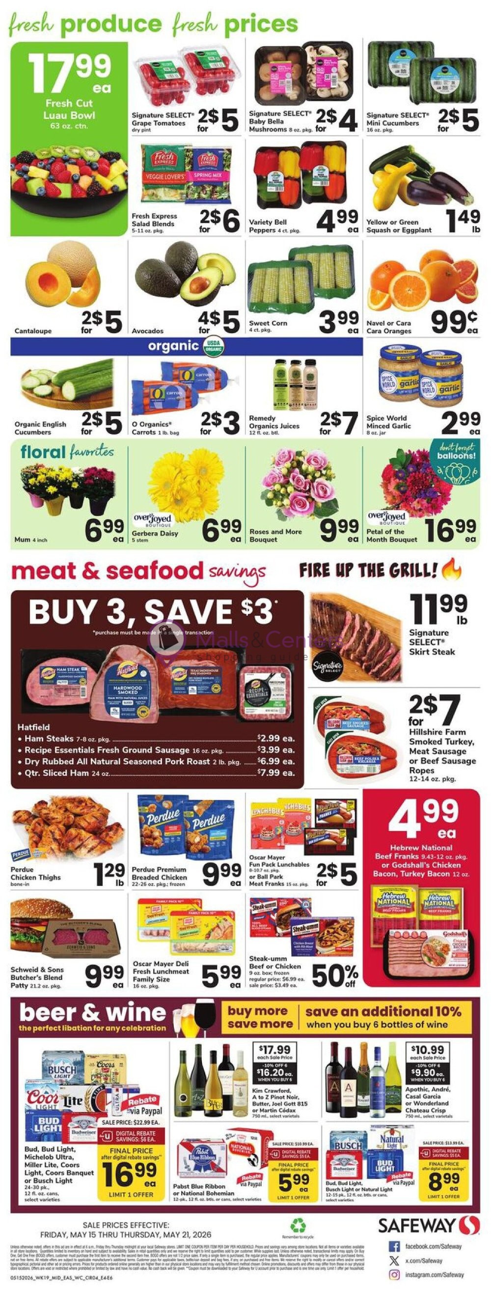 Weekly ad for Safeway valid: 05/15/2026 - 05/21/2026, page 4