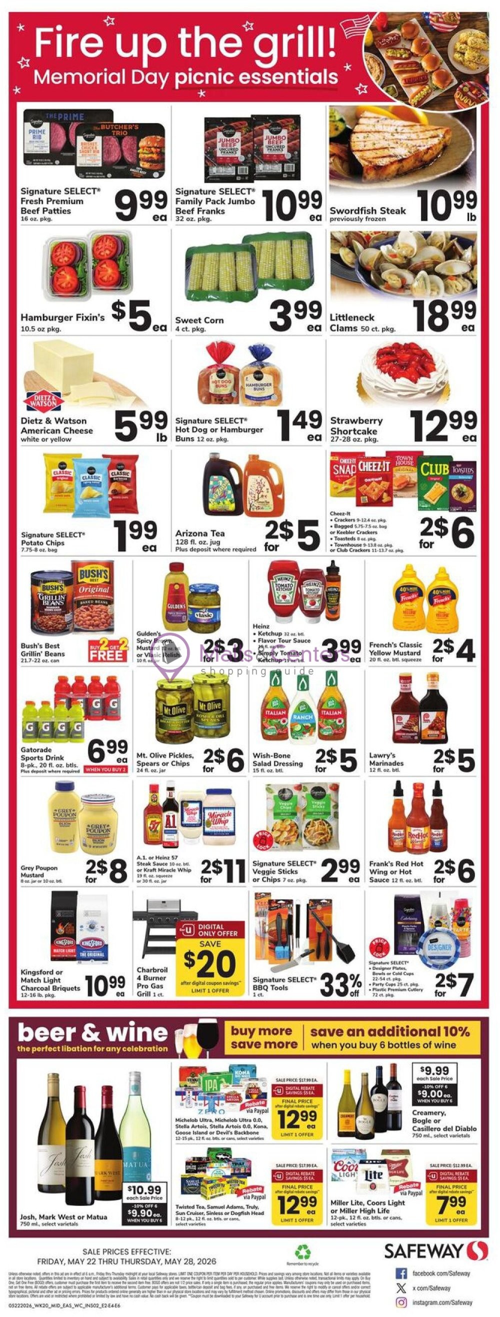 Weekly ad for Safeway valid: 05/22/2026 - 05/28/2026, page 4