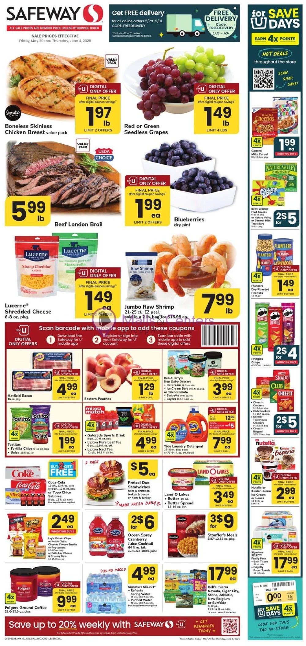 Weekly ad for Safeway valid: 05/29/2026 - 06/04/2026, page 1
