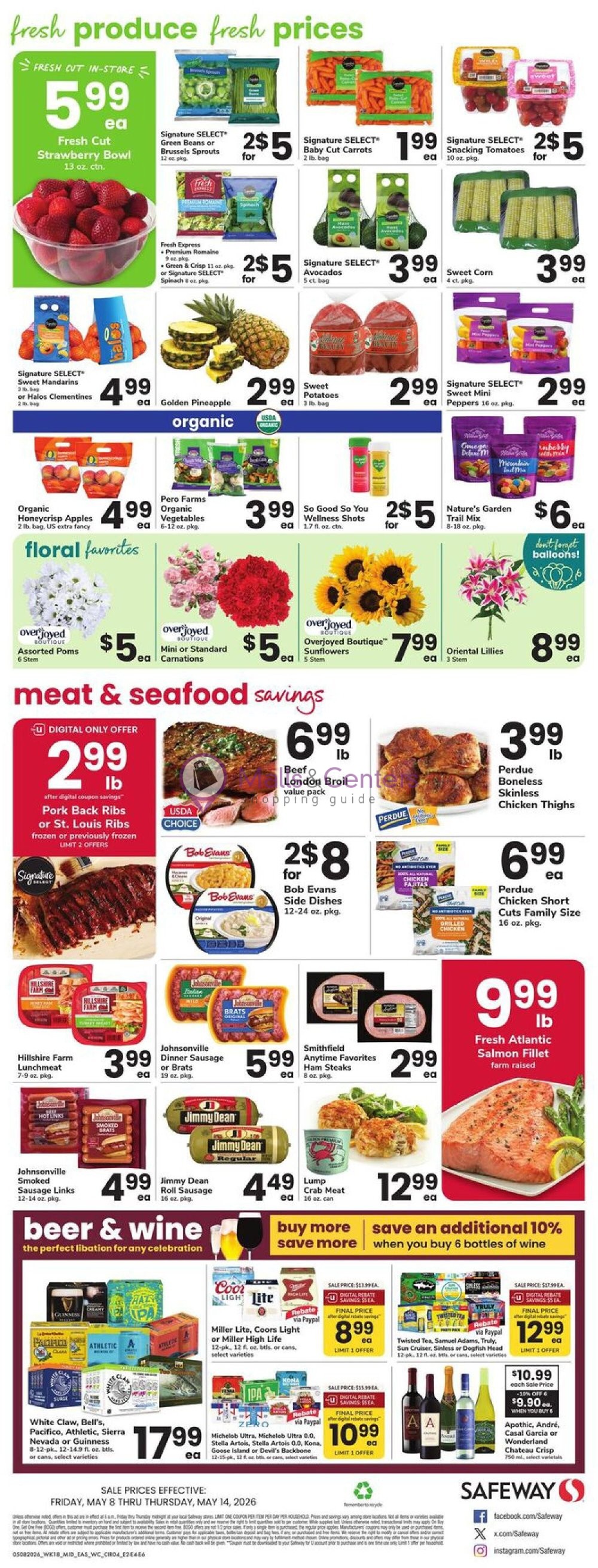 Weekly ad for Safeway valid: 05/08/2026 - 05/14/2026, page 4