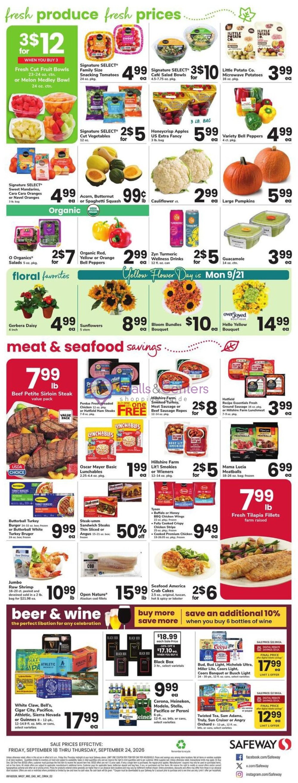 Weekly ad for Safeway valid: 09/18/2026 - 09/24/2026, page 4