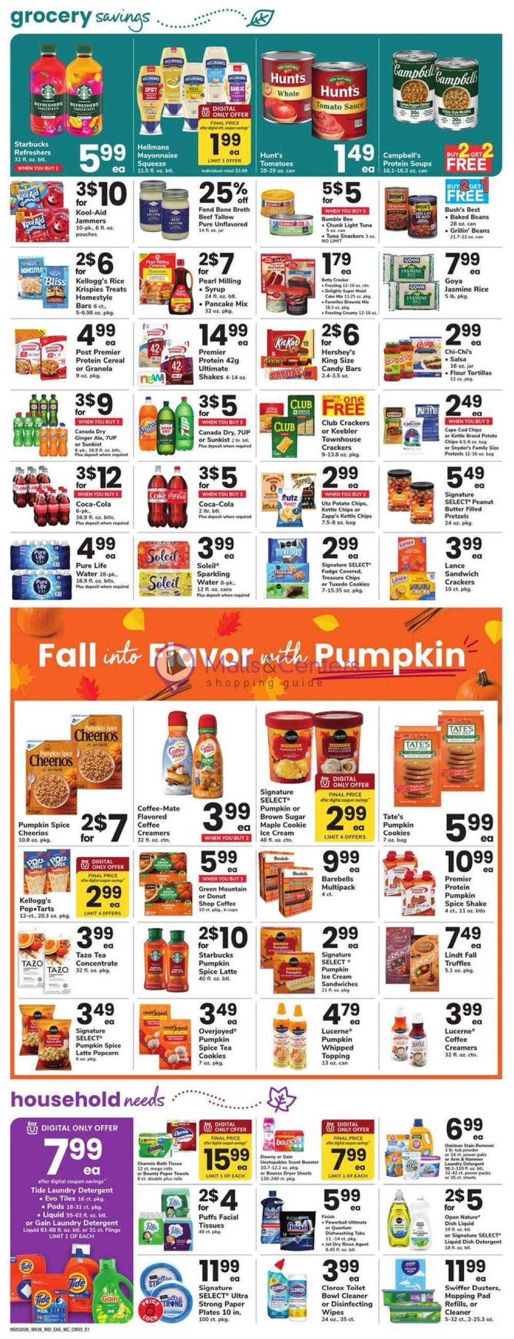 Weekly ad for Safeway valid: 09/25/2026 - 10/01/2026, page 3
