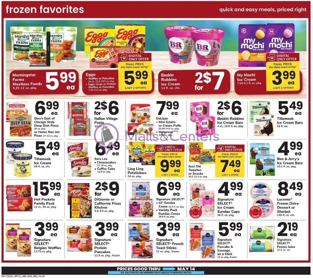 Weekly ad for Safeway valid: 04/17/2026 - 05/14/2026, page 14