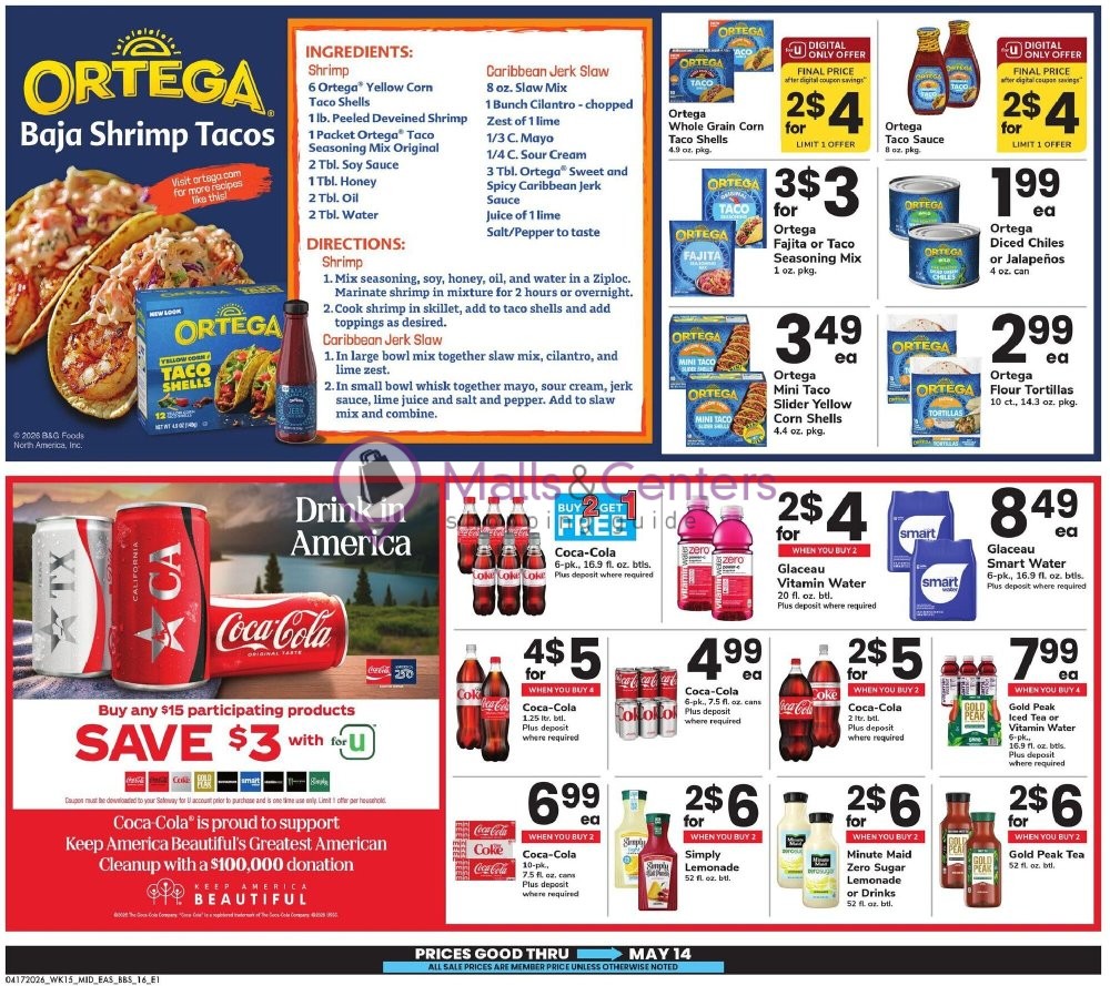 Weekly ad for Safeway valid: 04/17/2026 - 05/14/2026, page 16