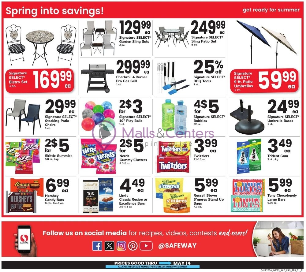 Weekly ad for Safeway valid: 04/17/2026 - 05/14/2026, page 31