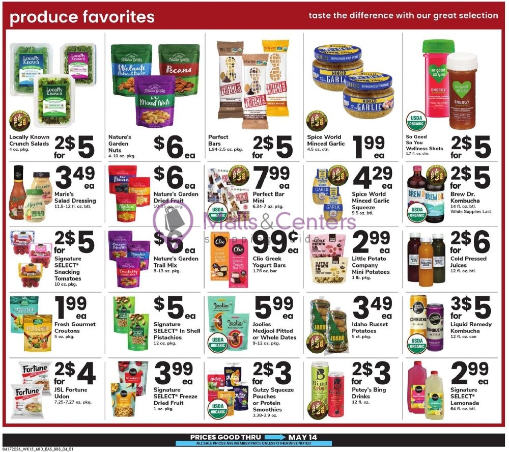 Weekly ad for Safeway valid: 04/17/2026 - 05/14/2026, page 4