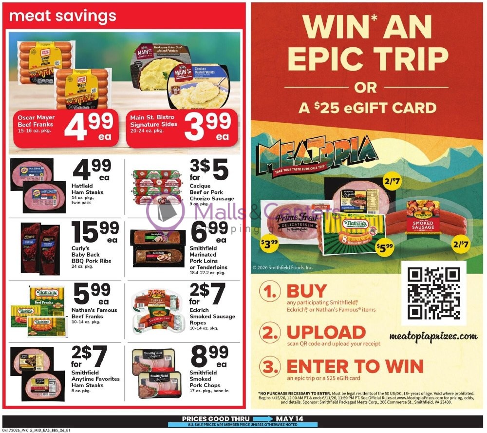 Weekly ad for Safeway valid: 04/17/2026 - 05/14/2026, page 6