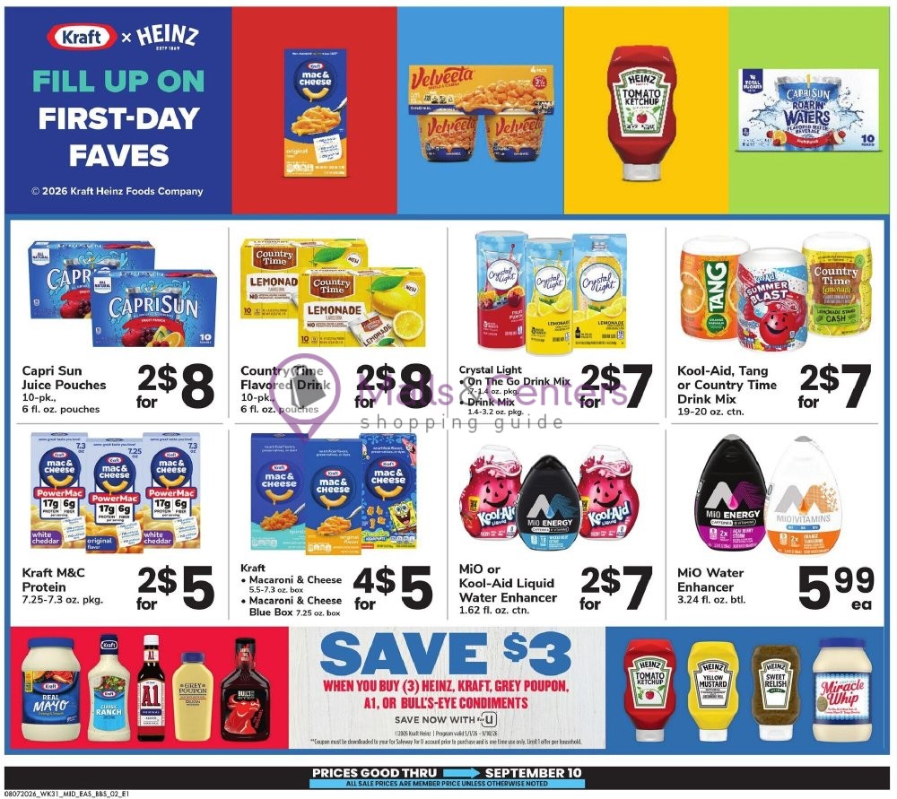 Weekly ad for Safeway valid: 08/07/2026 - 09/10/2026, page 2