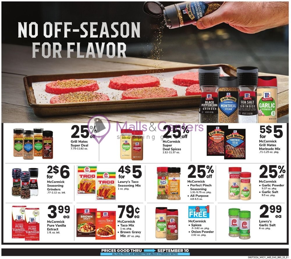 Weekly ad for Safeway valid: 08/07/2026 - 09/10/2026, page 25