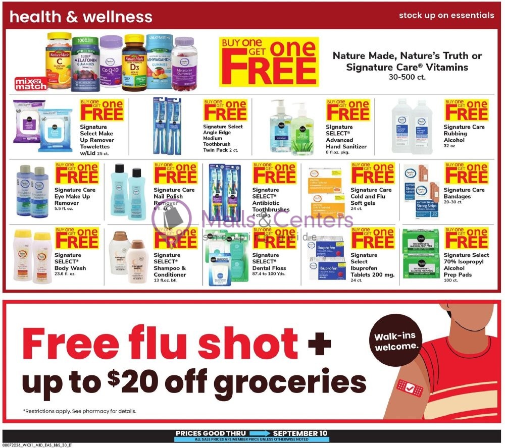 Weekly ad for Safeway valid: 08/07/2026 - 09/10/2026, page 30