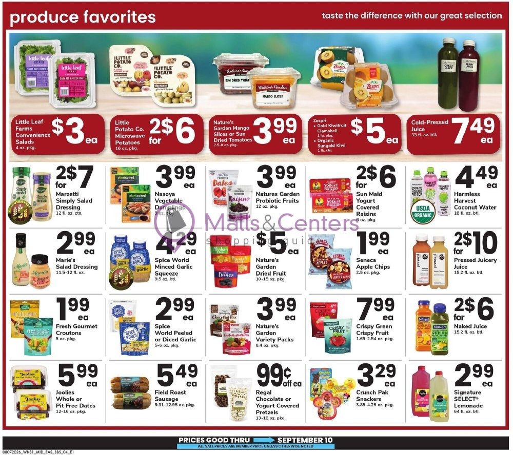 Weekly ad for Safeway valid: 08/07/2026 - 09/10/2026, page 4