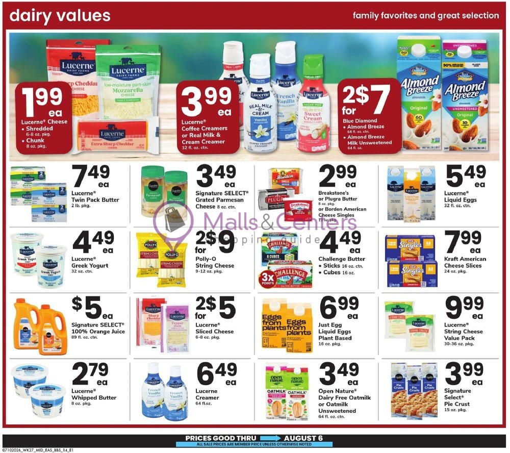 Weekly ad for Safeway valid: 07/10/2026 - 08/06/2026, page 14