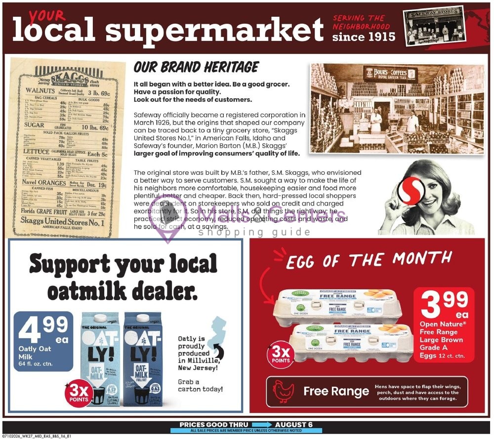 Weekly ad for Safeway valid: 07/10/2026 - 08/06/2026, page 16