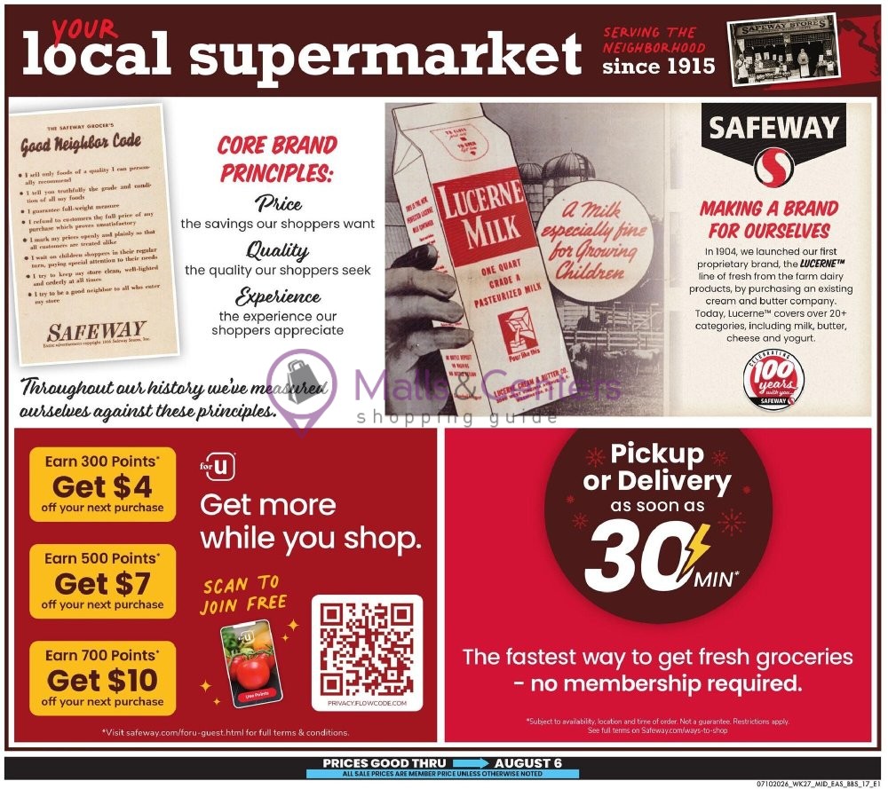Weekly ad for Safeway valid: 07/10/2026 - 08/06/2026, page 17