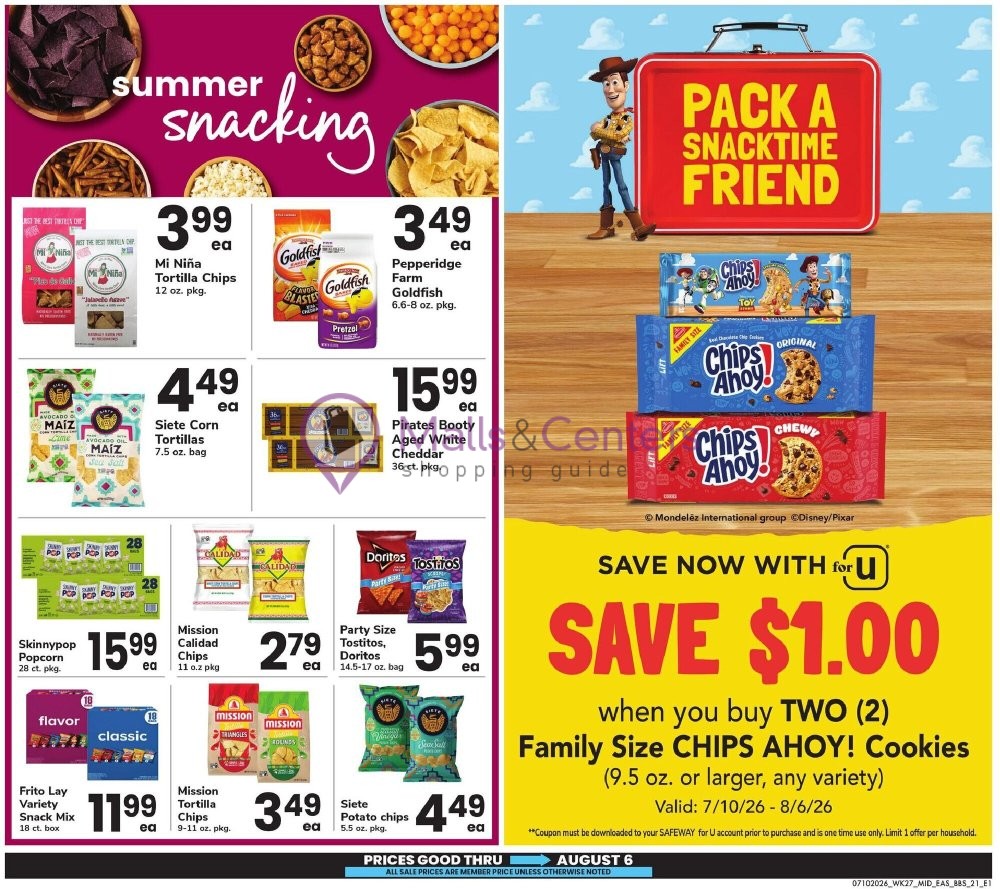 Weekly ad for Safeway valid: 07/10/2026 - 08/06/2026, page 21