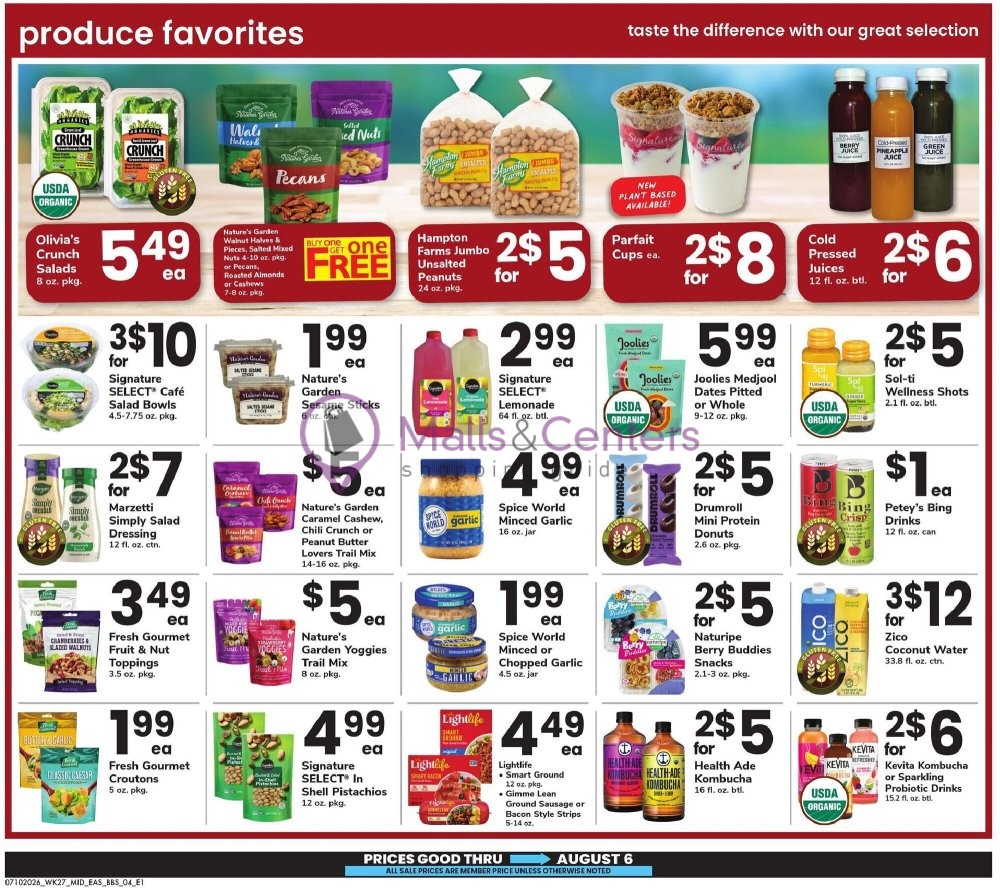 Weekly ad for Safeway valid: 07/10/2026 - 08/06/2026, page 4