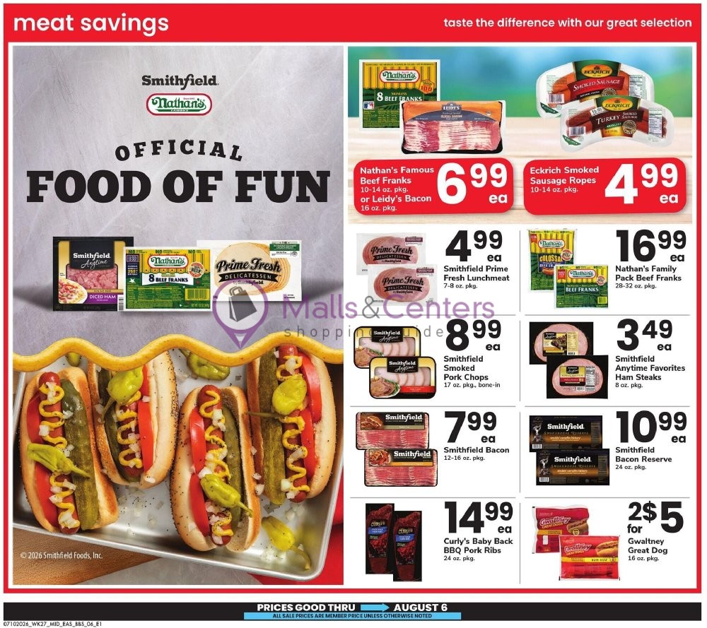 Weekly ad for Safeway valid: 07/10/2026 - 08/06/2026, page 6