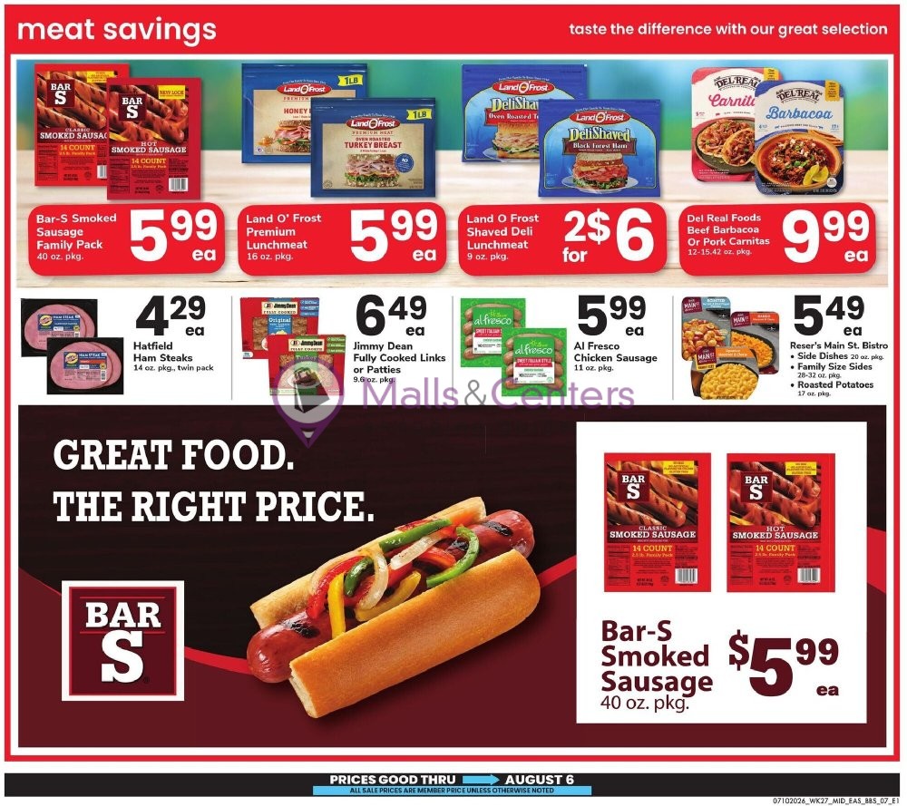Weekly ad for Safeway valid: 07/10/2026 - 08/06/2026, page 7