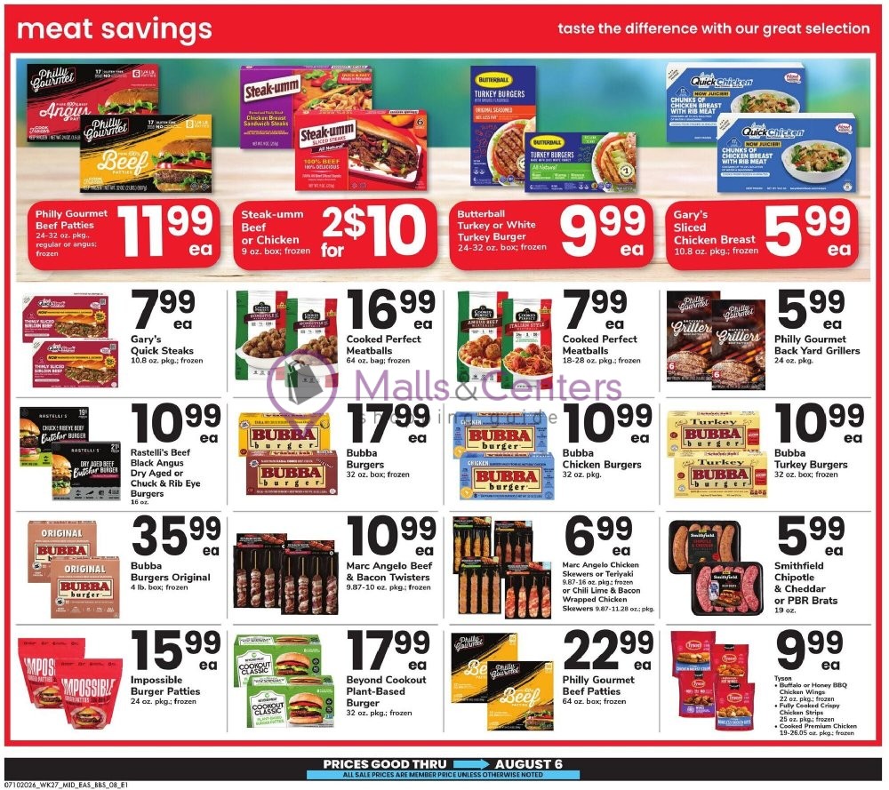 Weekly ad for Safeway valid: 07/10/2026 - 08/06/2026, page 8