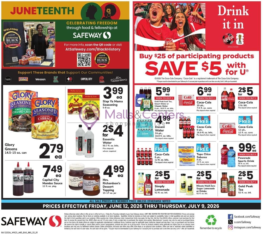 Weekly ad for Safeway valid: 06/12/2026 - 07/09/2026, page 32