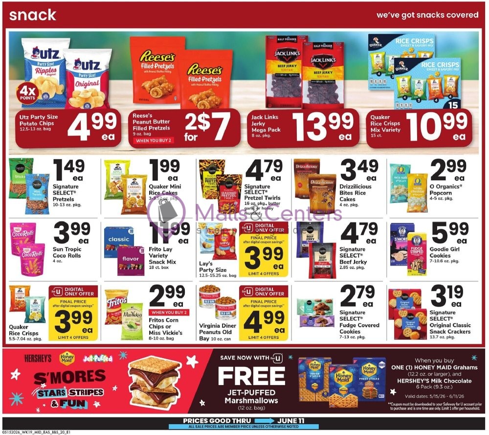 Weekly ad for Safeway valid: 05/15/2026 - 06/11/2026, page 20