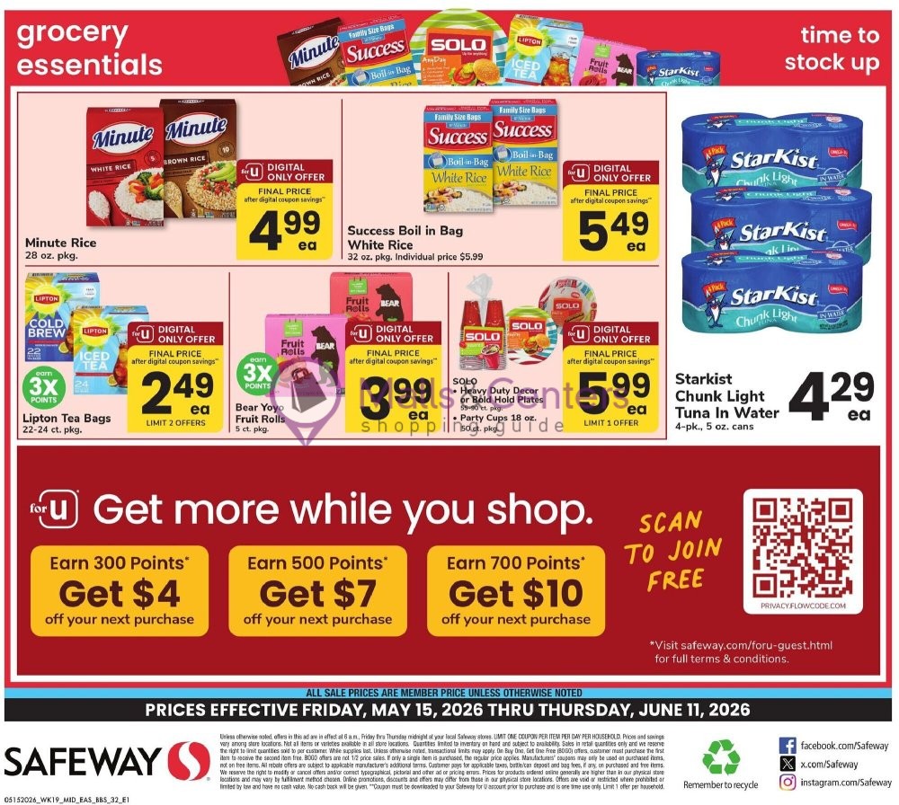 Weekly ad for Safeway valid: 05/15/2026 - 06/11/2026, page 32
